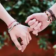 cute true love couple hand pic